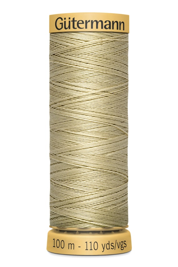 VK GÜTERMANN OMPELULANKA PUUVILLA 50 100M luonnonvalkoinen