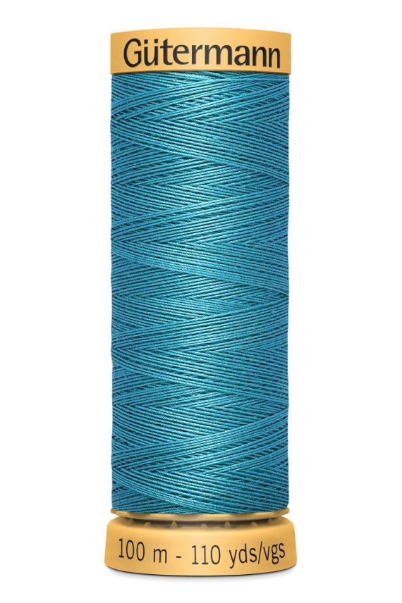 VK GÜTERMANN OMPELULANKA PUUVILLA 50 100M turkoosi