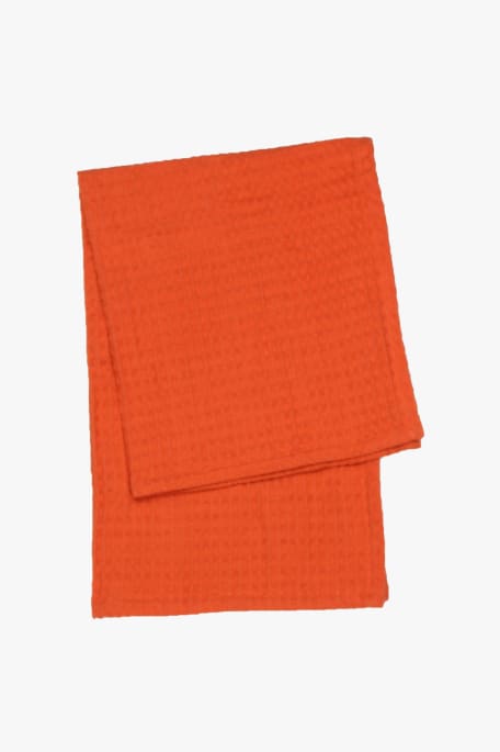 WAFFLE -pyyhe 50x70 cm vaaleaoranssi