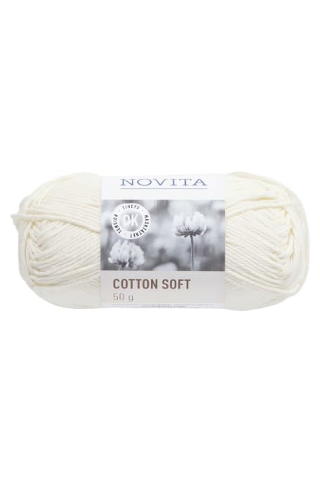 COTTON SOFT -neulelanka luonnonvalkoinen