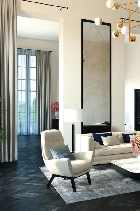LUXO -chenille harmaa