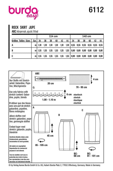 BURDA-6112 LL vihreä