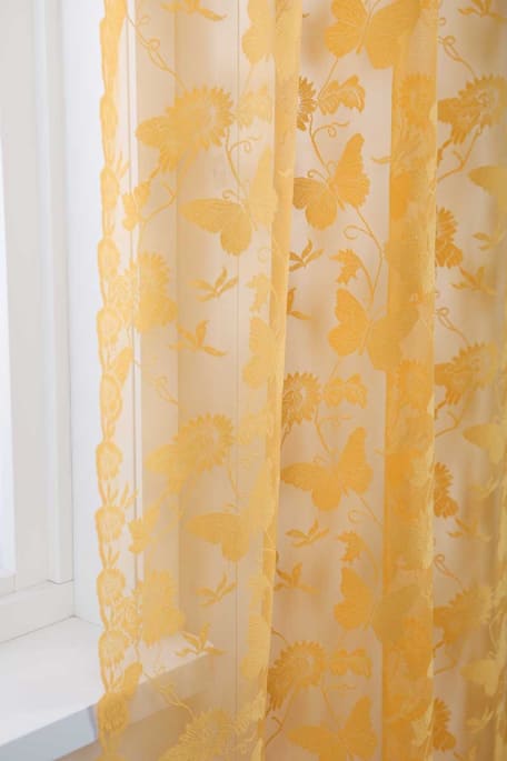 BUTTERFLY-pitsi keltainen