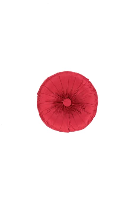 VELVET -tyyny, pyöreä punainen