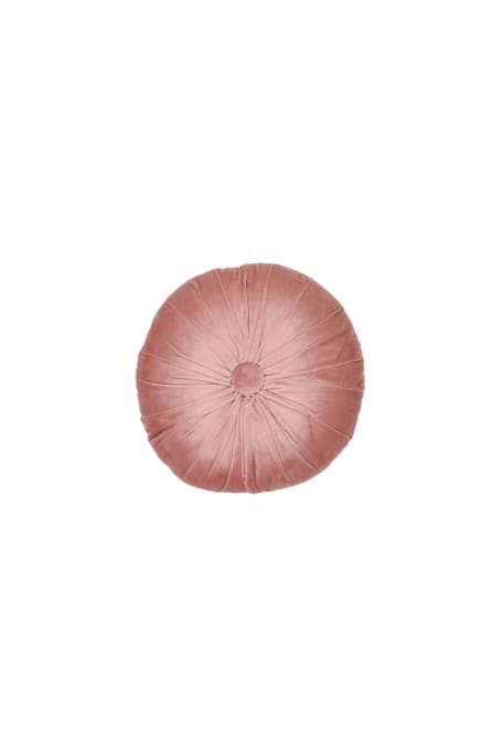VELVET -tyyny, pyöreä roosa