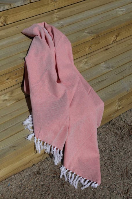 STONE HAMAM -pyyhe vaaleanpunainen