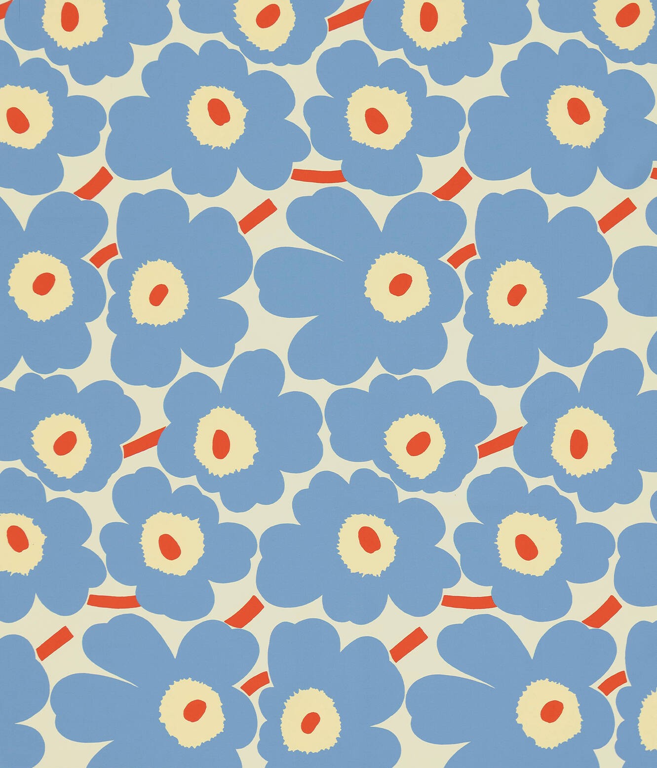 Marimekko PIENI UNIKKO OUTDOOR kangas Sininen Eurokangas